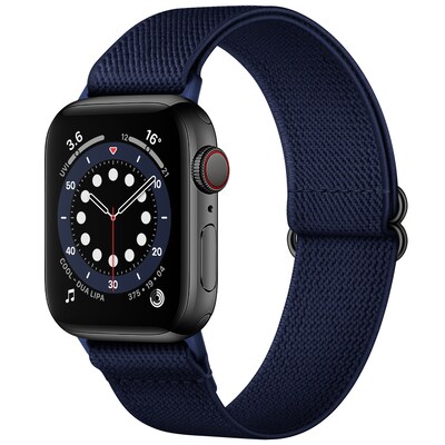 LAX Nylon Mesh Band for Apple Watch, Dark Blue