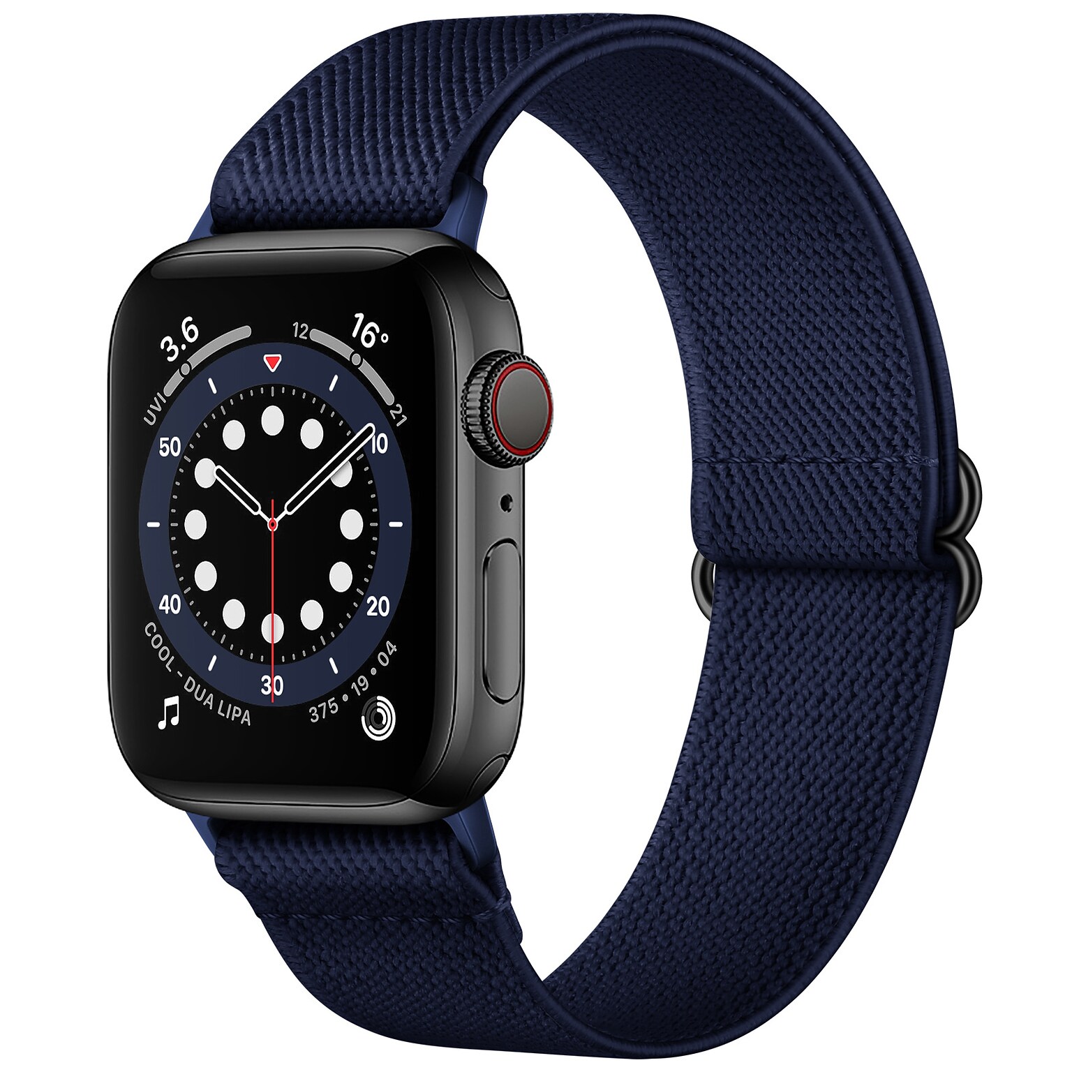 LAX Nylon Mesh Band for Apple Watch, Dark Blue