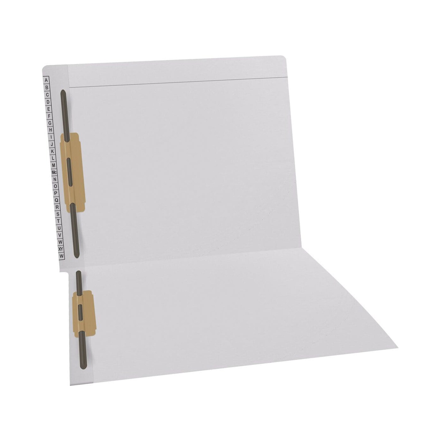 Medical Arts Press Kardex Match Reinforced End Tab File Folder, Straight Cut, Letter-Size, White, 50/Box (F1180-WHT)