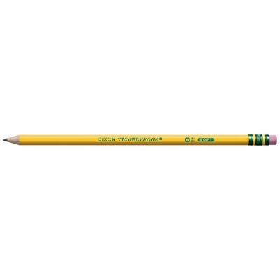 Ticonderoga Pre-Sharpened Wooden Pencil, 2.2mm, #2 Soft Lead, 30/Pack (X13830X)