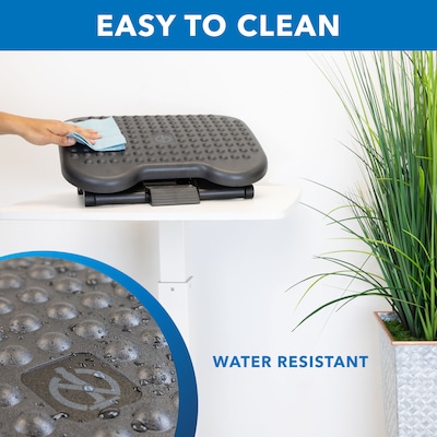 Mount-It! Tilt Adjustable Footrest, Black (MI-7801)