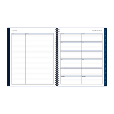 2026 Blue Sky Passages/Solid Navy 8" x 10" Monthly Personal Planner (148660-26)