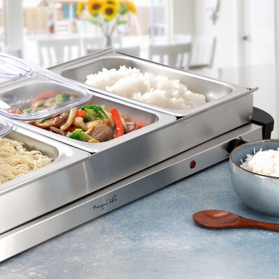 MegaChef Buffet Server & Food Warmer, 4 Sections (935123024M)