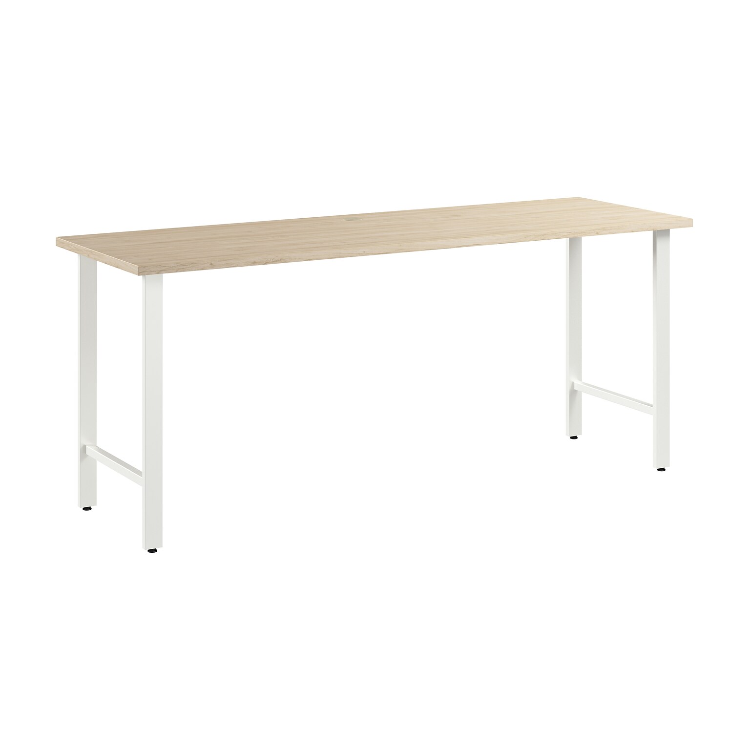 Bush Business Furniture Hustle 72W Computer Desk with Metal Legs, Natural Elm (HUD172NE)