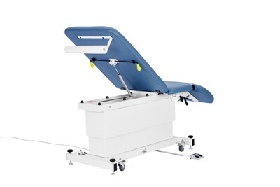 Viva Comfort XRO 3-Section Electric Height and Back Adjustable Exam Table, 600 lbs. Capacity, Blue (ADI903-23-BLU-MK)