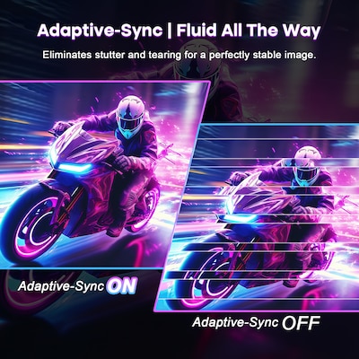 Sansui 34" Curved WQHD 165Hz LED AMD FreeSync Gaming Monitor, HDR, Black (SG34C5QK)