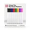 TRU RED™ Tank Dry Erase Markers, Chisel Tip, Assorted, 8/Pack (TR61442/TR56880)