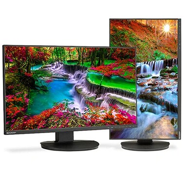 Sharp MultiSync 27 FHD 75Hz Desktop Monitor, Built-In Speaker, Height Adjustable, Black (DD-EA271F)