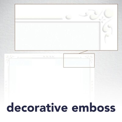 Strathmore Photo Mount Cards & Envelopes,  6.875" x 5", White, 6/Sheets, 3/Bundle (STTP205180-3)