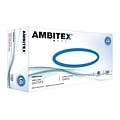 Ambitex N400 Series Powder Free Blue Nitrile Gloves, Large, 1000/Carton (NLG400)
