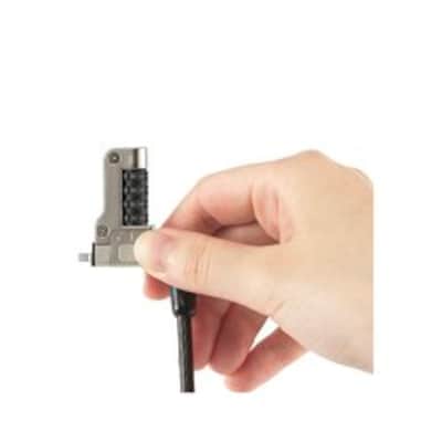 Kensington Slim N17 2.0 Combination Laptop Lock for Wedge-Shaped Slots (K65096WW)