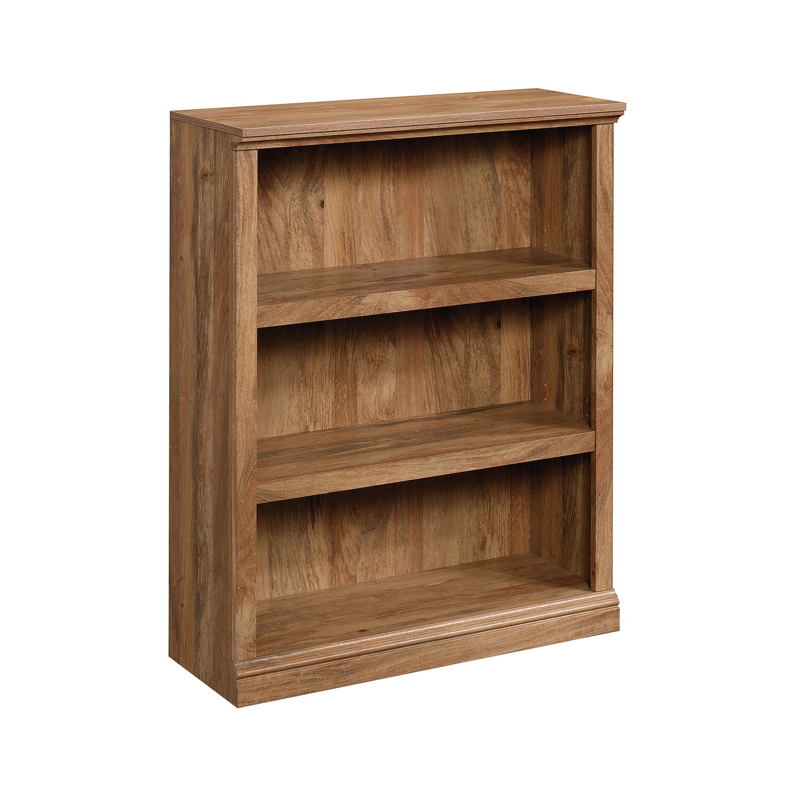 Sauder Select 44H 3-Shelf Bookcase, Sindoori Mango (426416)