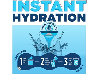Java House Liquid Science Sugar-Free Arctic Freeze Hydration Pods, 1.35 oz., 12/Carton (FC900E30)