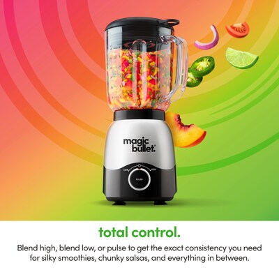 magic bullet 48 oz. Blender with To-Go Cup, Silver (MBF50200)