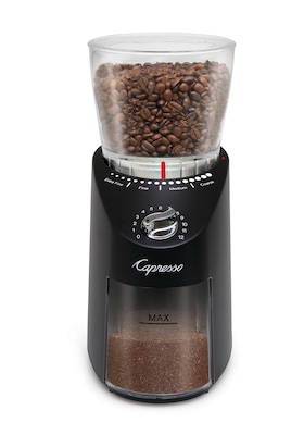 Capresso Infinity Plus Burr Coffee Grinder, Black (570.01)