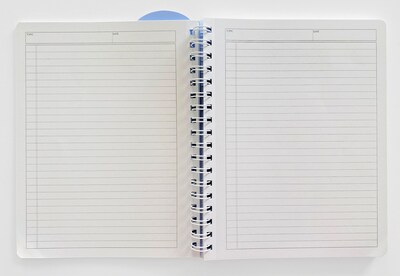 Carolina Pad Noted Premium 1-Subject Professional Notebooks, 7.38" x 9.5", College Ruled, 100 Sheets, Assorted Colors (13008)