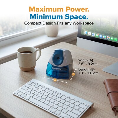Bostitch Personal Electric Pencil Sharpener, Blue (EPS4-BLUE)
