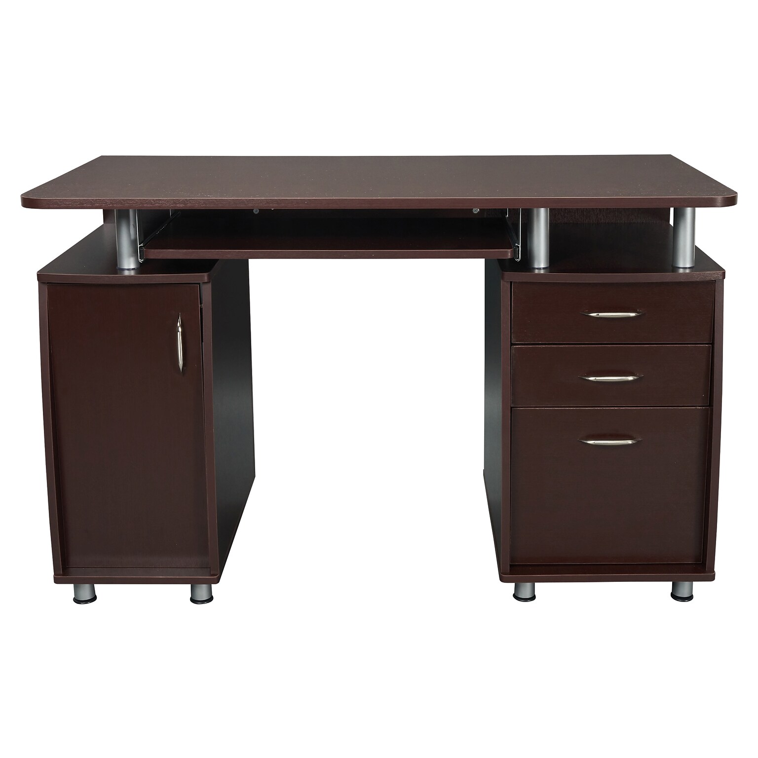 Techni Mobili 47W Computer Desk, Chocolate (RTA-4985-CH36)
