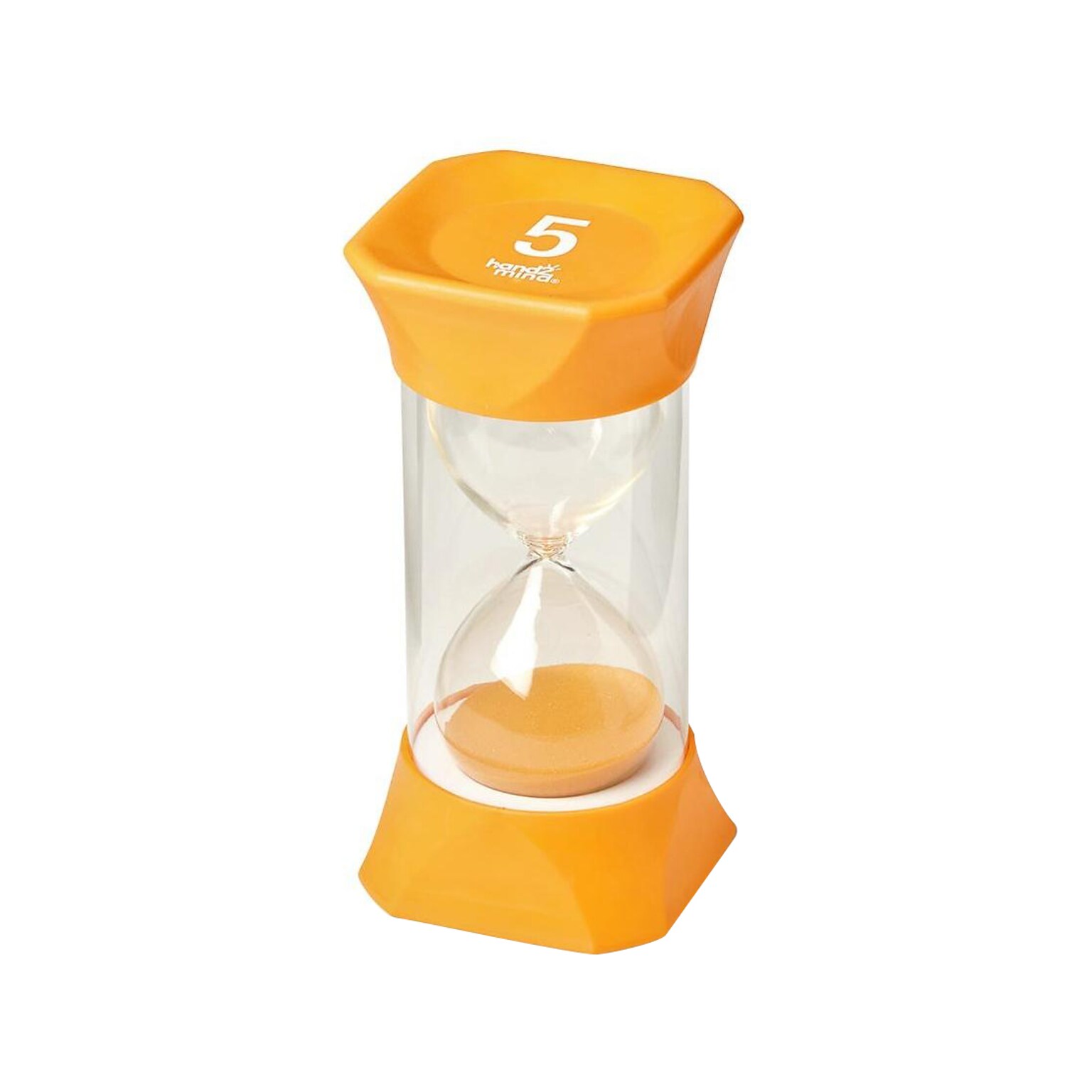 hand2mind Jumbo 5-Minute Sand Timer, Orange (93068)