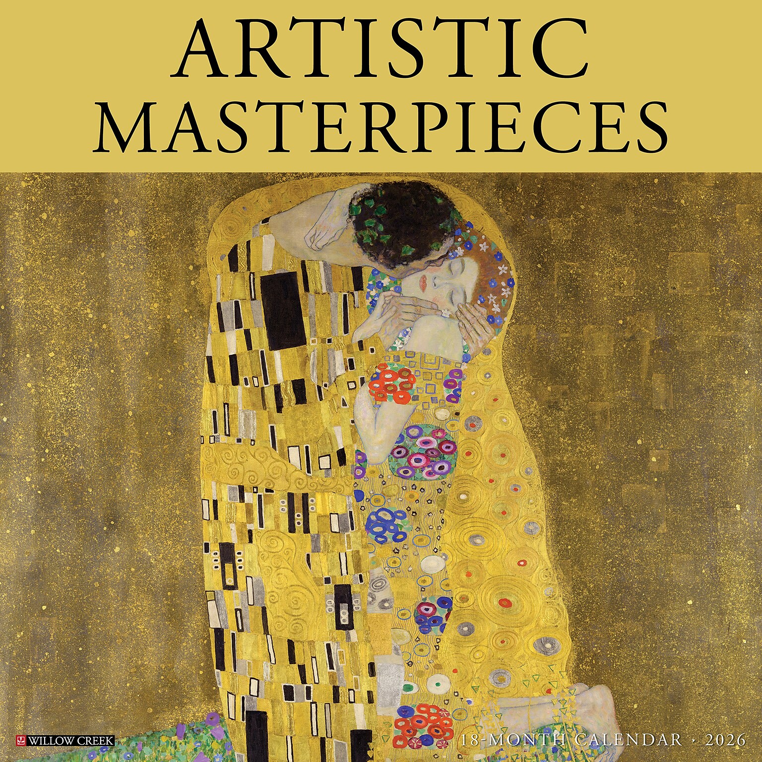 2026 Willow Creek Artistic Masterpieces 12 x 12 Monthly Wall Calendar (55793X)