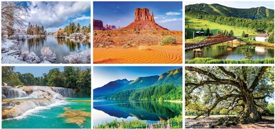 Custom Scenes Across America Wall Calendar Spiral