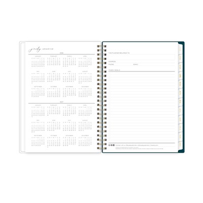 2026 Blue Sky Life Note It Dania 5.875" x 8.625"  Weekly & Monthly Planner, Plastic Cover, Multicolored (139478-26)