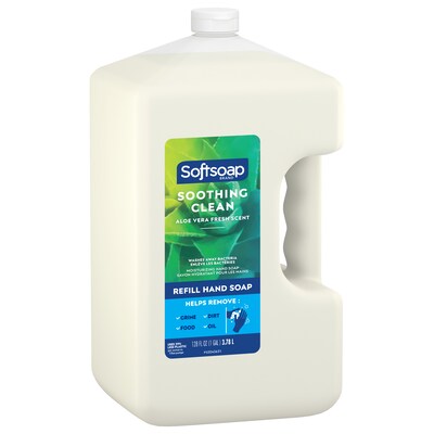 Softsoap Soothing Clean Liquid Hand Soap Refill, Aloe Vera Scent, 1 Gallon (201900)