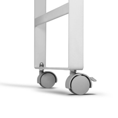 Luxor 32-Unit USB-C Open Charging Cart, White Powder-Coated Steel (CHMC006)