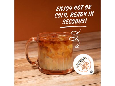 Java House Salted Caramel Latte Cold Brew Coffee Pods, Medium Roast, 12/Carton (FC900L30)