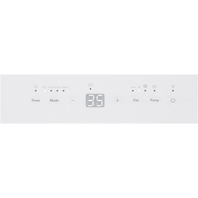 Frigidaire Energy Star 50-Pint Dehumidifier with Built-In Pump, Wi-Fi Enabled, 2-Speed, White (FHDP5033Y1)