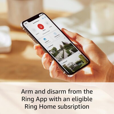 Ring Alarm Wireless Security Kit (2nd Gen), White (B07ZPMCW64)
