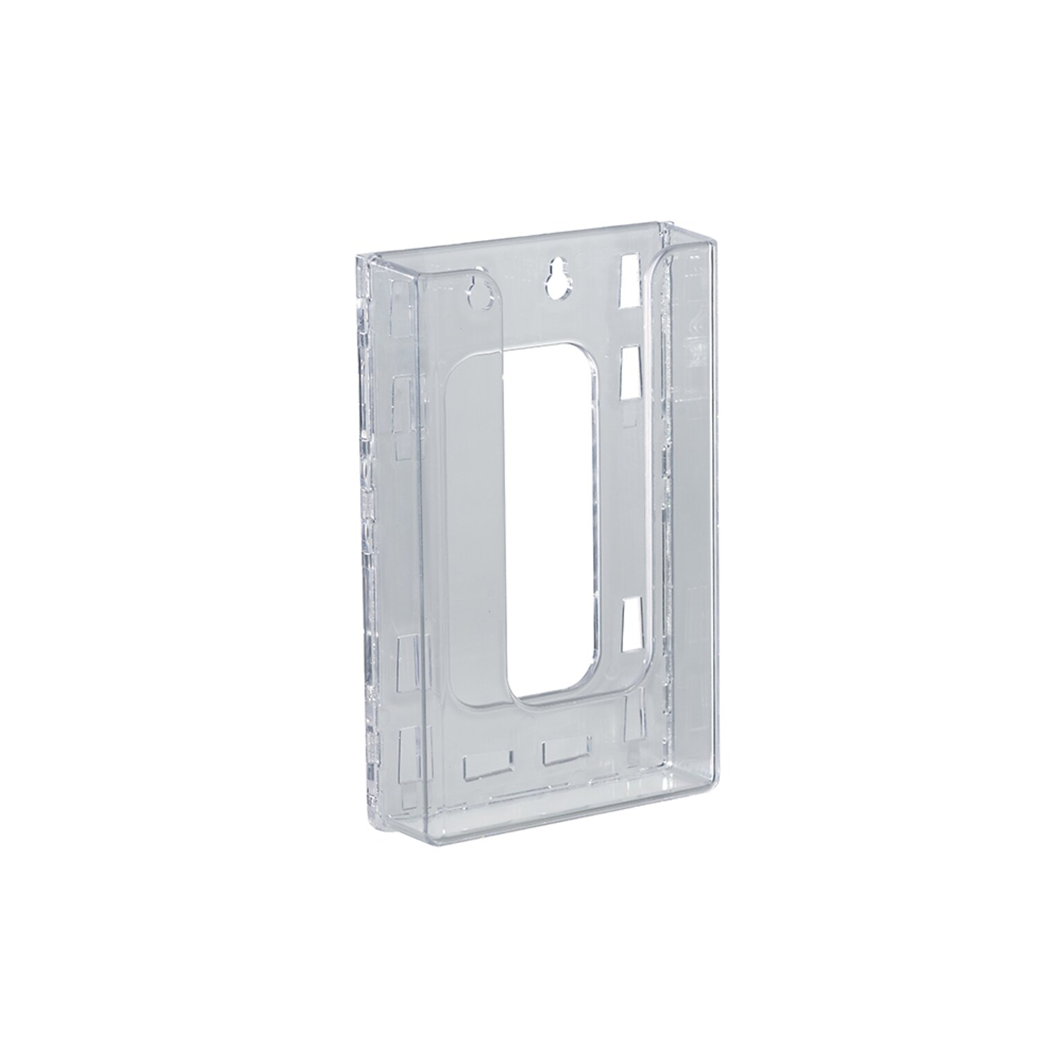 Azar Brochure Holder, 4.1875 x 7.875, Vertical, Clear Plastic, 10/Pack (252328)