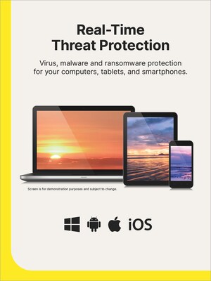 Norton 360 Deluxe for 5 Devices, Windows/Mac/Android/iOS, Product Key Card  (21392062)