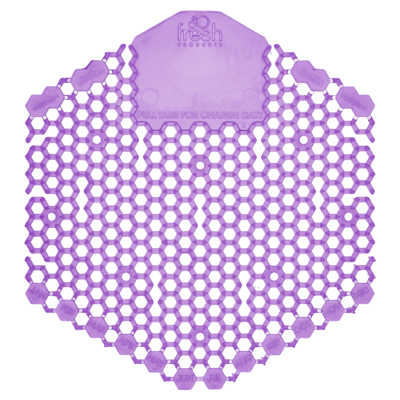 Fresh Products Wave 3D Anti-Splash Urinal Screen, Fabulous Scent, Purple, 10/Box (3WDS-F-010I060M-11