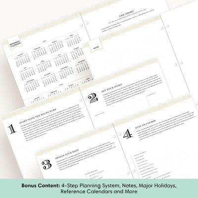 2027 Blue Sky Day Designer 8.5" x 11" Monthly Planner, June Cream (161694)