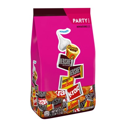 Hersheys & Reeses Assorted Chocolate Flavored Candy Party Pack, 27.2 oz. (34000 99982)