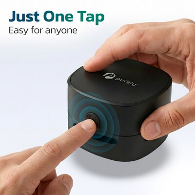 Purely C25 Wireless Mini Desktop Vacuum Cleaner, Black (PKBVC25)