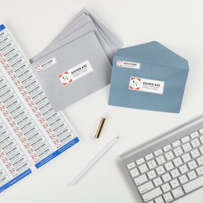 Avery Easy Peel Laser Return Address Labels, 1/2" x 1-3/4", White, 20,000 Labels/Box (5967)