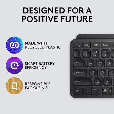 Logitech MX Keys Mini Wireless Ergonomic Keyboard, Black (920-010475)