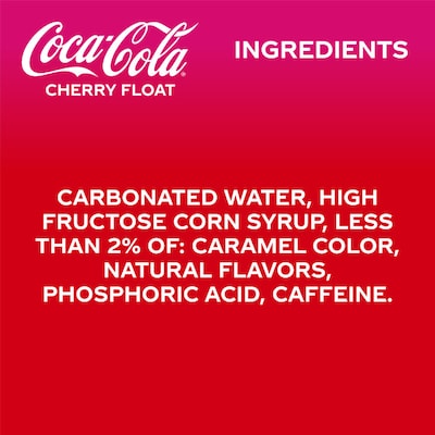 Coca-Cola Cherry Float Soda, 12 oz., 24/Pack (413931)