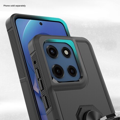 SaharaCase Raider Series Phone Case for Motorola Moto G Stylus 5G, Shock Absorbing, Scorpion Black (CP00788)