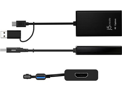 j5create USB Type-C to HDMI Video Adapter, Male to Female, Black (JVA11)