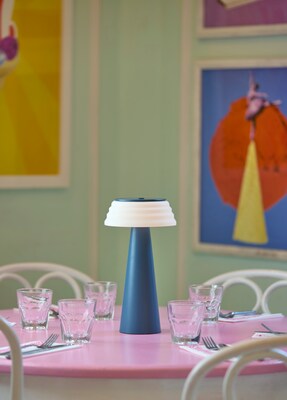 Adesso Jacky LED Table Lamp, Dusty Blue (3112-07)