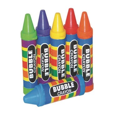US Toy Crayon Bubbles, Assorted Colors, 24/Pack (NL454)
