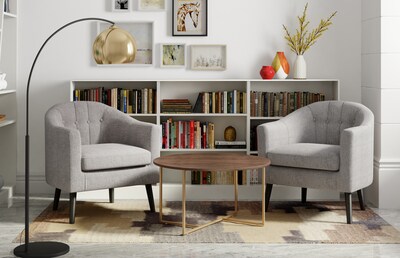 Adore Decor Ines Coffee Table, Walnut Brown (FCTINESNAC02)