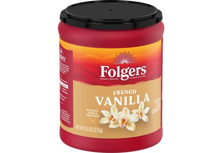 Folgers French Vanilla Ground Coffee, 9.6 oz. (2550098181)