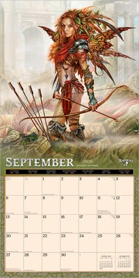 2026 BrownTrout Witches Alchemy 12" x 12" Monthly Wall Calendar (9798330701308)