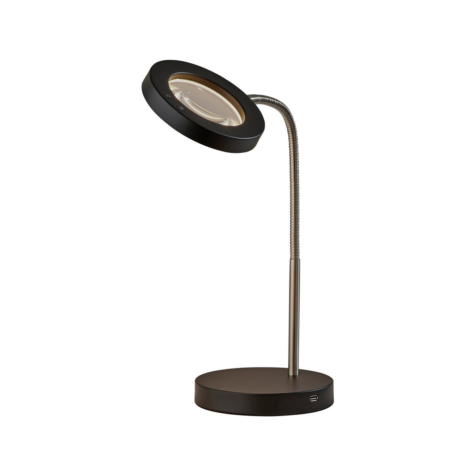 Simplee Adesso Holmes LED 3x Magnifier Desk Lamp (SL4924-01)