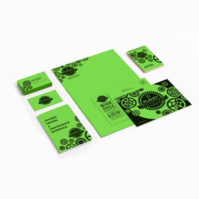 Astrobrights 65 lb. Cardstock Paper, 8.5" x 11", Martian Green, 250 Sheets/Pack (WAU21811)