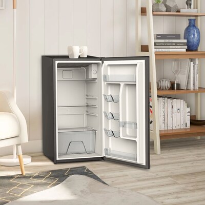 Magic Chef Adjustable Temperature Control Refrigerators, Stainless Steel (HMAR33SE)